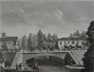 Cos appariva il ponte del viale Monza sul Naviglio della Martesana nell'anno 1840 circa