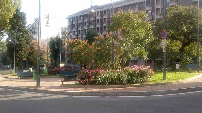 Il giardinetto di piazza Piccoli Martiri